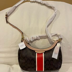 Coach signature crossbody purse